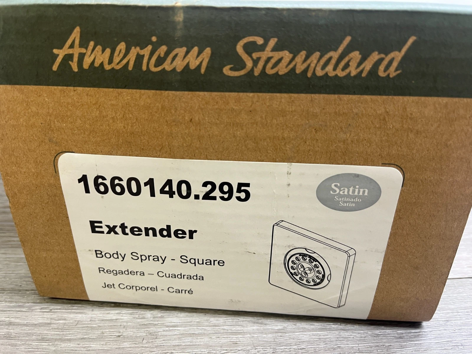 American Standard 1660140.295 Extender Body Spray Multi-Function Square