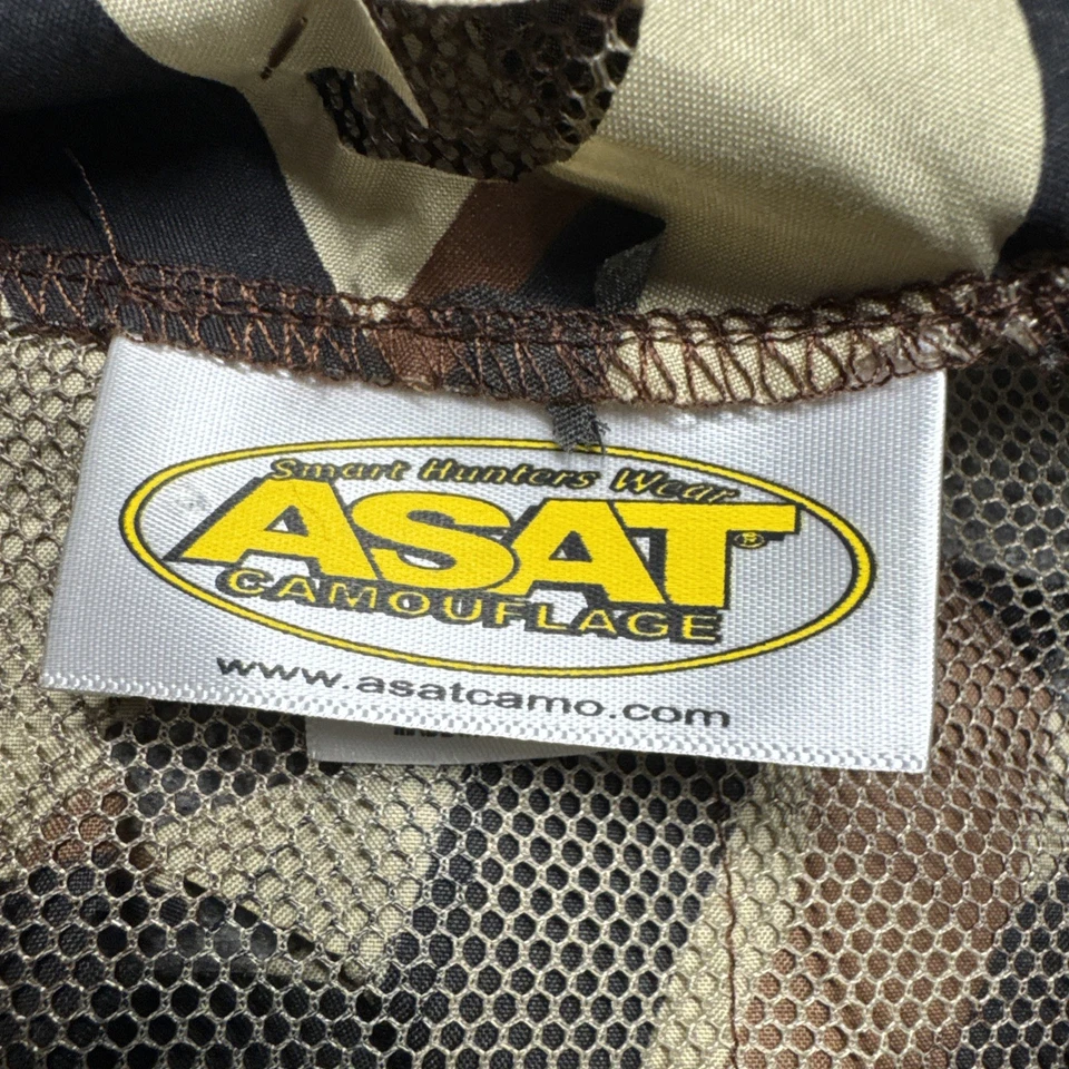 Men's 2XL ASAT Camo 3D Leafy Mesh Hunting Ghillie Outer Layer Top Jacket Shirt - Image 3 of 4