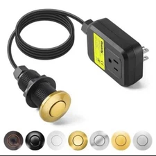 Garbage Disposal Air Switch Kit Sink Top Waste Disposal Long Stainless