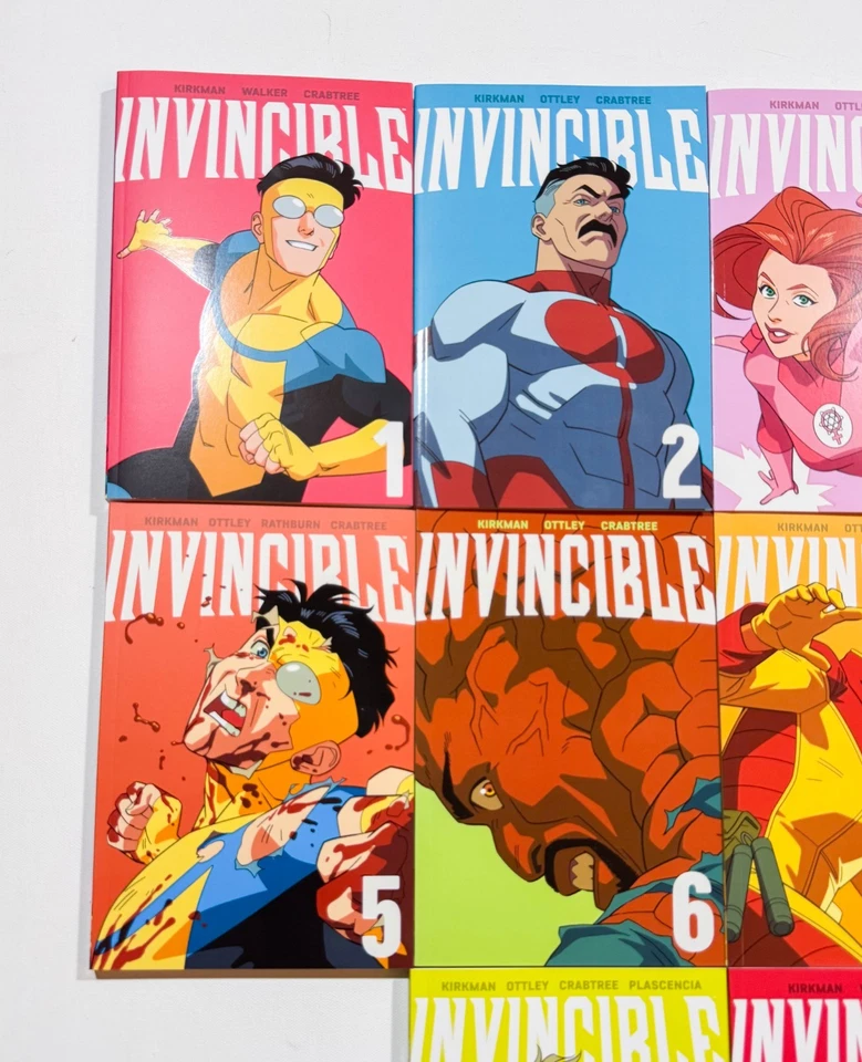 Invincible Nueva Edición TPB Lote Vol 1-9 Imagen Cómics Novela Gráfica Conjunto de 10 Foto 2 de 4