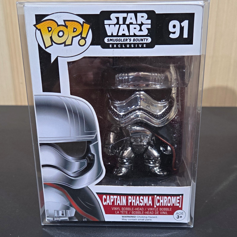 Funko Pop! Star Wars Captain Phasma Chrome Smuggler's Bounty Exclusive #91