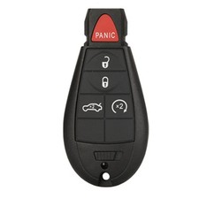 WKEDQAF Replacement for Keyless Entry Remote Key Fob Shell Case Fit S, Black