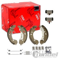 TRW BREMSBACKEN-SATZ Ø203mm HINTERACHSE für NISSAN MICRA NOTE RENAULT CLIO