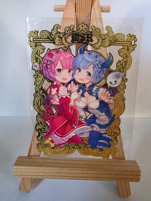 Rem & Rom Re:Zero | Metal Card MSR 009/200 | Goddess Story Waifu's