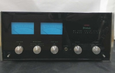 McIntosh MC2105 Solid State Stereo Power Amplifier Working For Parts or Repair