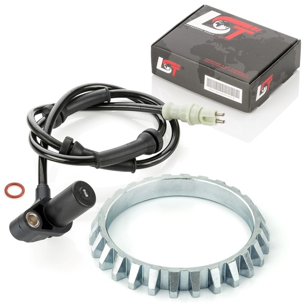 Abs-Sensor Und Abs-Ring Set Hinterachse Links Drehzahlregler FüR Renault Thalia-image