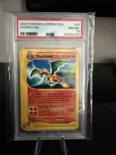 Charizard graded PSA 8 for sale on eBay