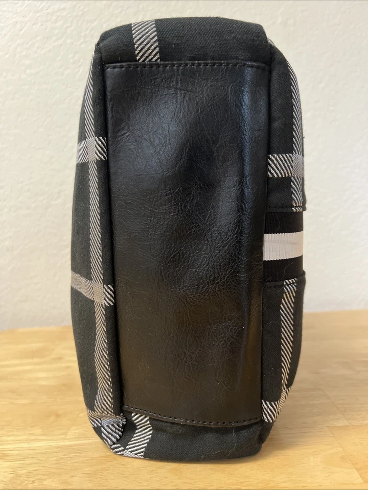 Bolso de hombro Tommy Hilfiger negro a cuadros Foto 3 de 4