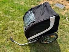 Pet / Dog bicycle trailer - Pawhut - folding / collapsible  -Medium Dog Max 30kg
