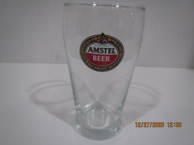 #20 AMSTEL Bier Beer Glass 5'' High From Holland (I will be listing up to 100)