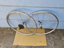 Vintage 90s Bontrager Maverick 26" Mountain Bike Wheelset 8 Speed Gary Fisher