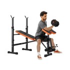 Home Gym Strength Bench, 6,in,1 Workout Station for Total Body Fitness