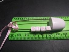 Hallmark 3" Baby GIRL Safety Pin Gift Trim 21-576 