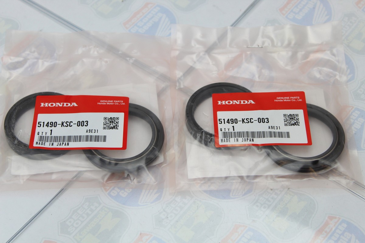 OEM Honda Fork Seal Set Left and Right Set Pair 51490-KSC-003