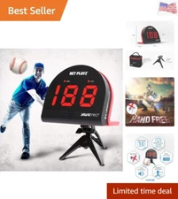 Baseball Radars, Speed Sensors Training Equipment Hands-Free Radar Guns, Pitc...