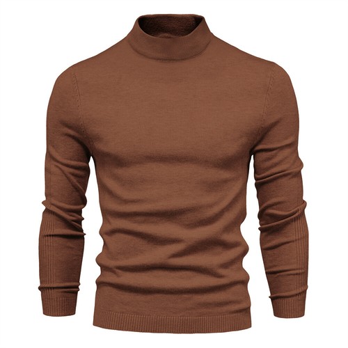 Casual Men's Solid Color Pullover Sweater - Picture 46 of 66