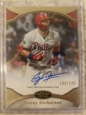 Corey Dickerson 2020 Topps Tier One Prime Performers Auto 189/299 Phillies
