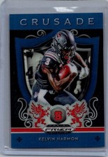 2019 Panini Prizm Draft Picks #14 Kelvin Harmon Crusade Prizms Blue