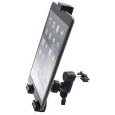 CAR MOUNT AIR VENT TABLET HOLDER SWIVEL CRADLE STRONG GRIP AC LOUVER for TABLETS