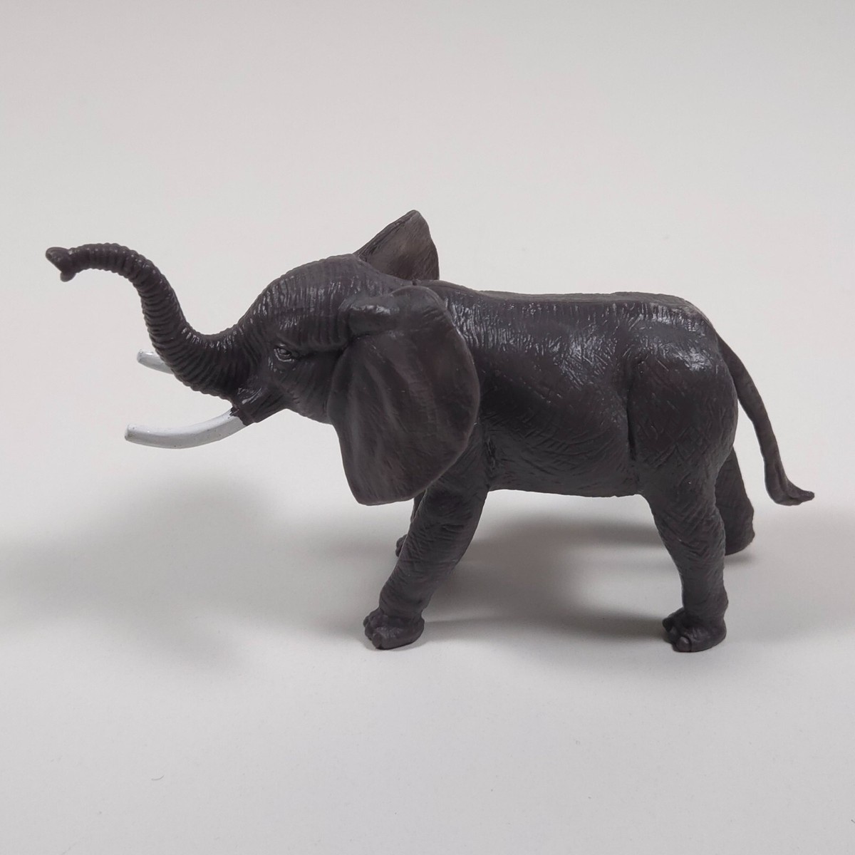 Greenbrier International Hard Plastic Gray Elephant Animal Figure