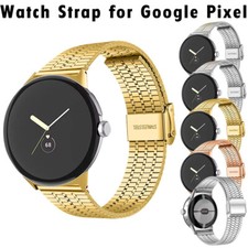 Stainless Steel Link Bracelet for Google Pixel Watch 1 2 3 41mm 45mm Wrist Strap