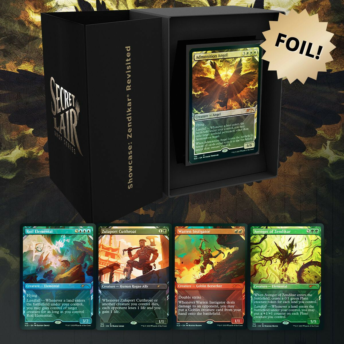 MTG Secret Lair - Showcase:Zendikar Revisited FOIL *SEALED BOX