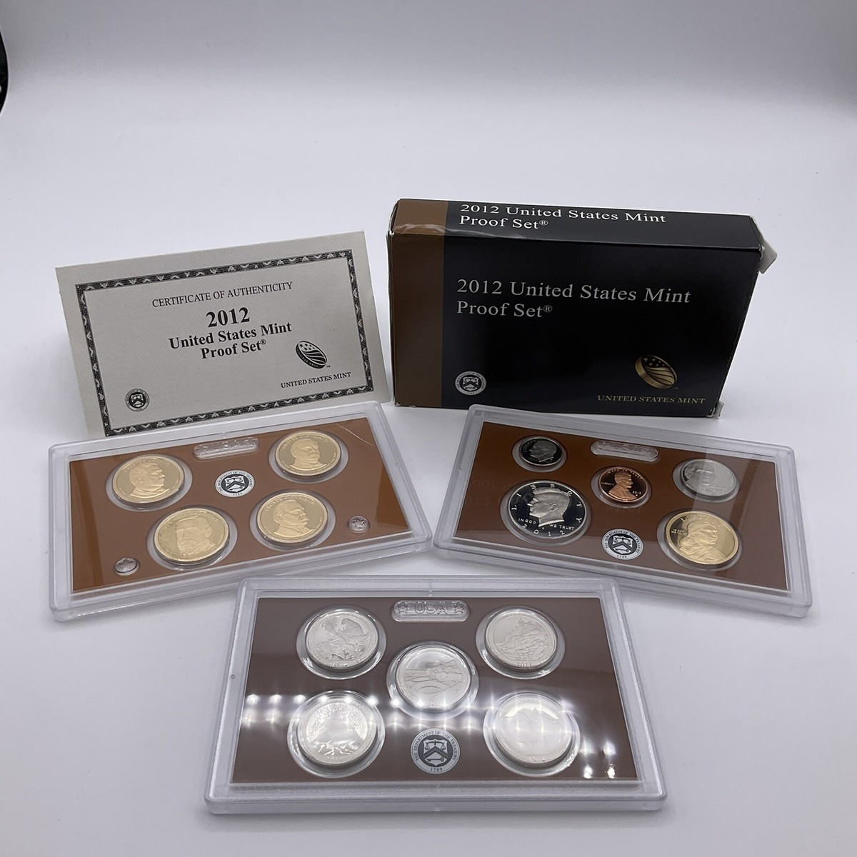 2012 United States Mint Proof 14 Coin Set With COA | eBay