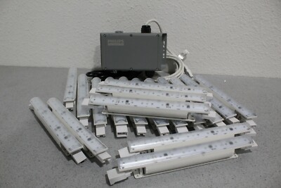 Lot of 18 Philips LS421X LED3-RGB iColor Wide Cove Fixtures & Data Enabler Pro