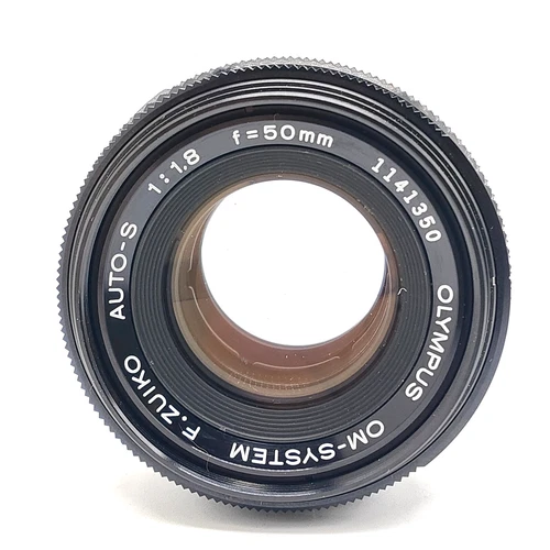 [ Near MINT ] Olympus Om-System F.Zuiko Auto-S 50mm F/1.8 for OM1 OM2 from JAPAN