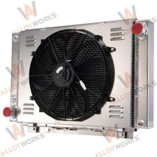 4 Rows Radiator Shroud Fan Kits For 1961-1966 Ford Thunderbird 6.46.67.0l V8