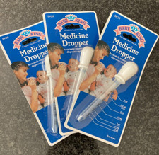 Baby King Medicine Dropper 1 Count Accurately Measures 3ml - .5ml Lot of 3