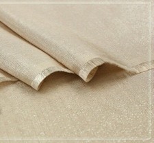 Glitter Linen Blend Fabric Shiny Table Cloth Hangings Sofa Pillow Decor Craft 1M