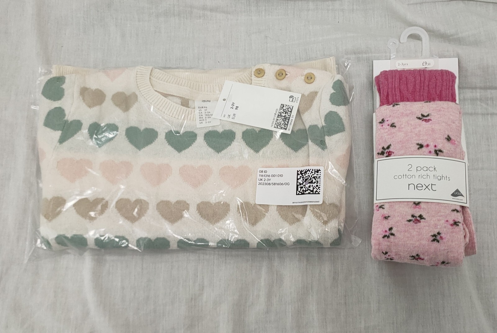 Next Tu Trespass H&M Baby Girl Clothes Bundle Jackets 23 Years New