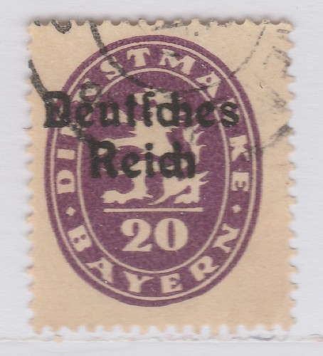 DR German Reich Mi. 37 Germania Germany Germany 1920 20pf Used 17843