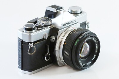 Mint+++] OLYMPUS OM-1 MD Late Model 35mm Film Camera + ZUIKO 50mm