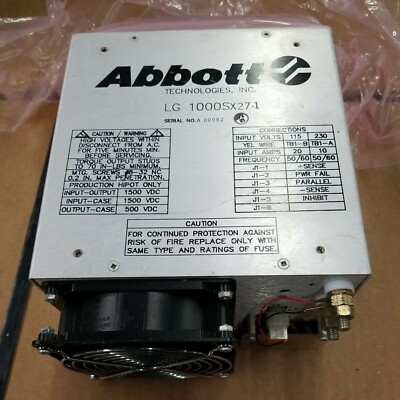 Abbott Technologies LG 1000SX27-1, Power Supply 
