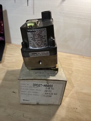 Barksdale DPD2T-M80SS Differential Pressure Switch 0.5 to 80 PSI Brand New! #7C