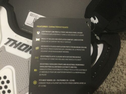 Thor Adult Sentinel LTD Chest Protector ATV MX Motocross Off Road Roost Guard - Picture 3 of 3