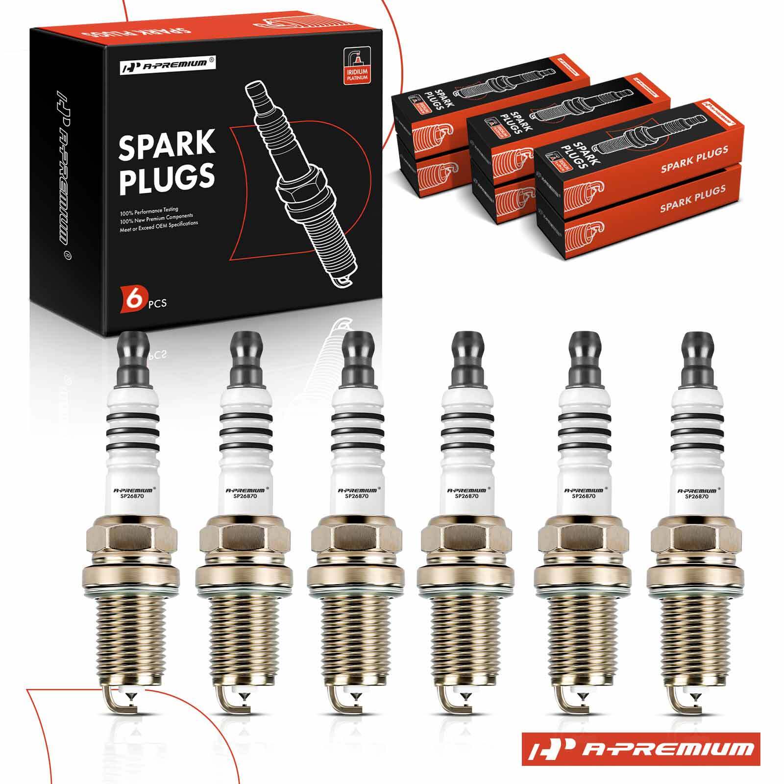 6x Iridium  Platinum Spark Plugs for Mitsubishi Eclipse 04-05 Endeavor Galant