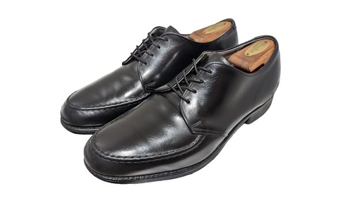 Vtg ALDEN 473 Brown Leather Dress Shoes 13 AA/B Narrow Apron  display picture 2