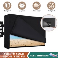 Waterproof TV Cover 30-65" Weatherproof Television Screen Protector Full Zipper