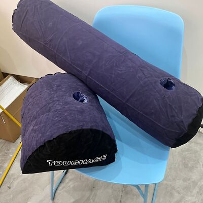 Toughage Inflatable Sex Pillow Wedge Triangle Position Cushion Couple Love Aid