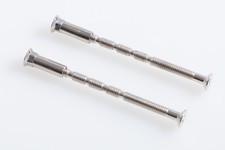 Door Handle - Knob - Bolt Through Fixing - 60 / 80 mm - DIY Secure Fixing Pair 