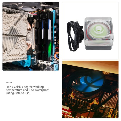 Wassergekühlte Wasserpumpe CPU-Wasserkühler Bausatz Wasserkühlung - Afbeelding 3 van 12