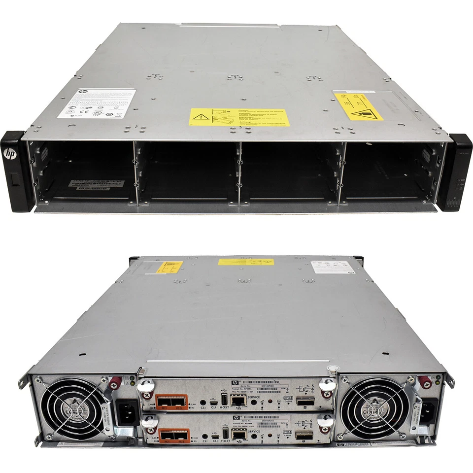 HP P2000 G3 Modular Smart Array 2x AP836A Controler 12x 3,5 Bay 2x PSU ohne HDD - Bild 3 von 4