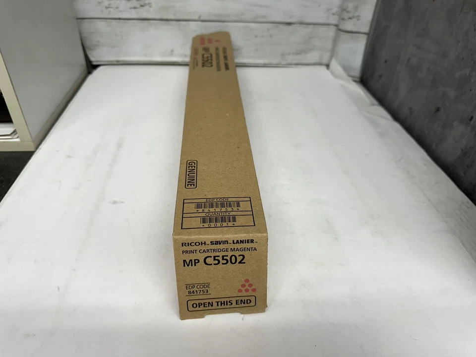 Cartucho de impresión Ricoh Savin Lanier genuino MP C5502 EDP 841753 magenta nuevo/ Foto 3 de 3