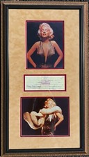 Marilyn Monroe - Signed Bank Check Framed (October 3, 1957)