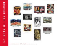 US 4748 MODERN ART IN AMERICA Pane of 12 Forever Stamps. FREE SHIPPING!!