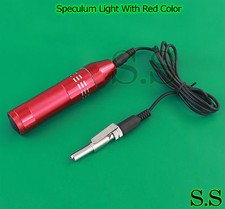 Speculum Light Stainless Steel Handle With Red Color,SL-001