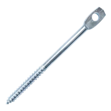 MEGAFastener FWTO Zinc Plated 4" Eye Lag Wood Screw